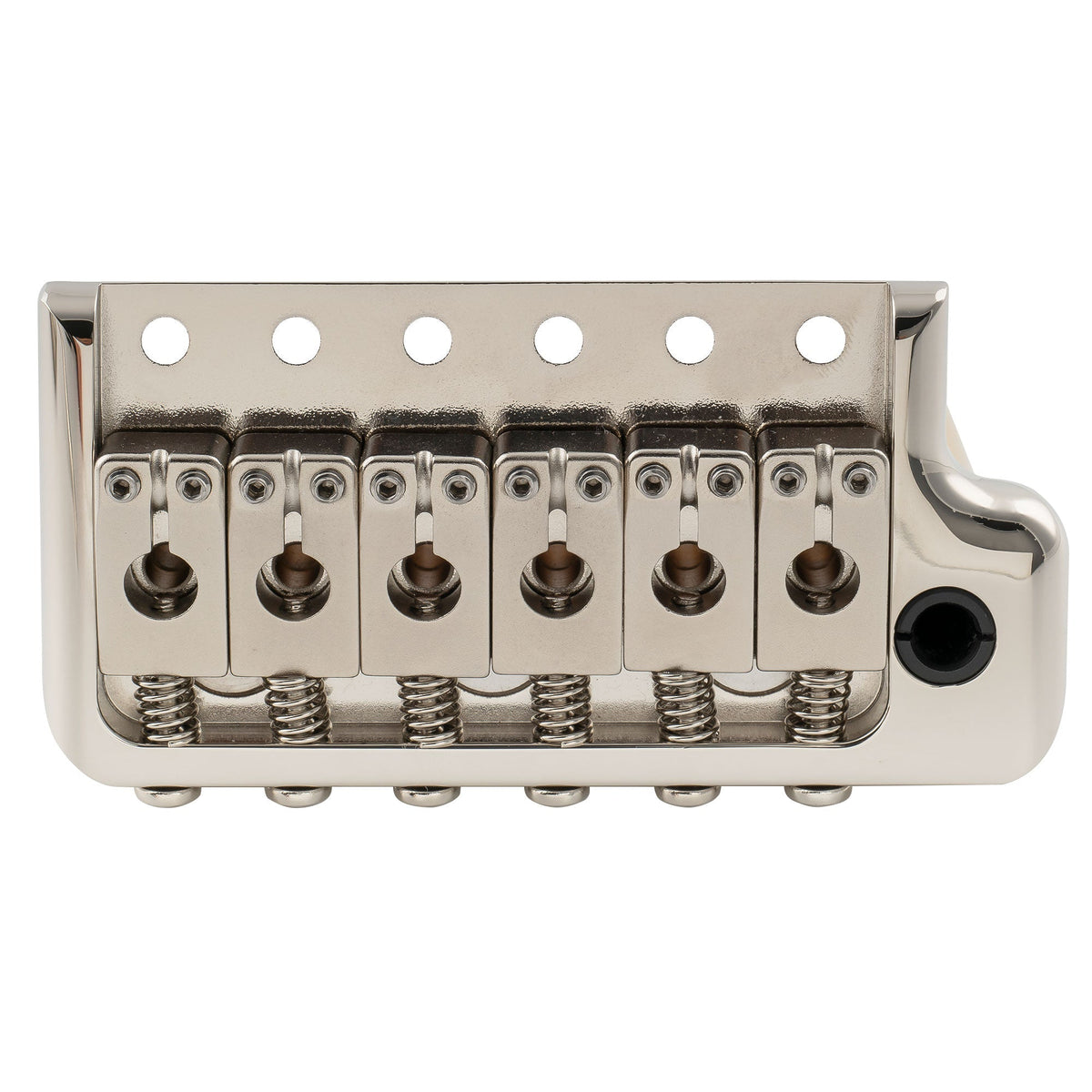 Musiclily Ultra BV005 52.5mm(2-1/16 inch) Full Solid Brass 6-Screw Knife Edge Tremolo Bridge for Strat Style Electric Guitar
