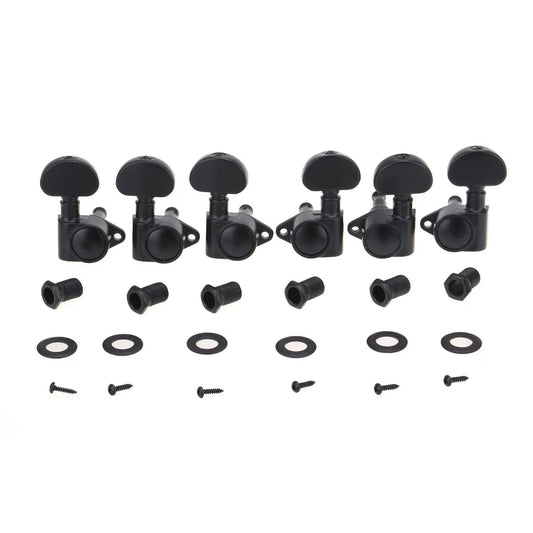 Musiclily Ultra R18T-01 3R3L 20:1 Ratio Grover-Roto Style Full Sealed Machine Heads Tuners Tuning Pegs Keys with Right Angle Screw for Acoustic Electric Guitar