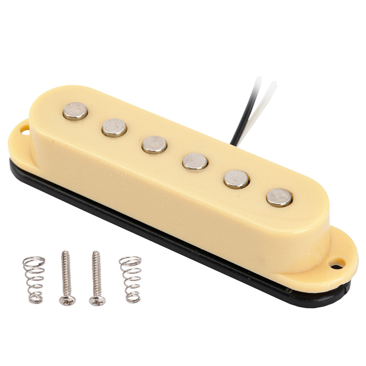 Musiclily Basic 50mm Ceramic Single Coil Neck Pickup for Strat Style Electric Guitar