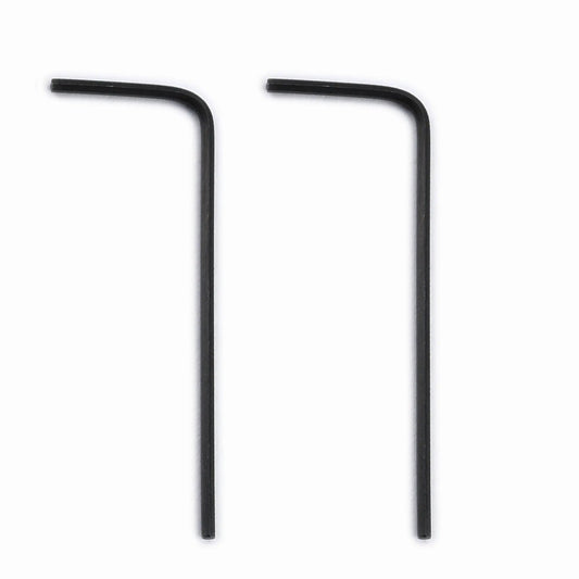 Musiclily Basic 0.050 inch Steel Allen Key Hex Wrench for American Standard Strat Tele Style Electric Guitar Saddle Height Screws (Set of 2)
