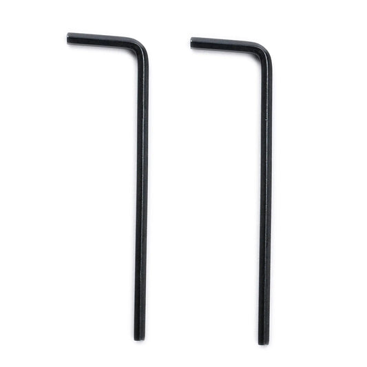 Musiclily Basic 3/32 Inch Steel Allen Key Hex Wrench for 70s Fender Instrument with Micro Tilt Neck Adjustment (Set of 2)