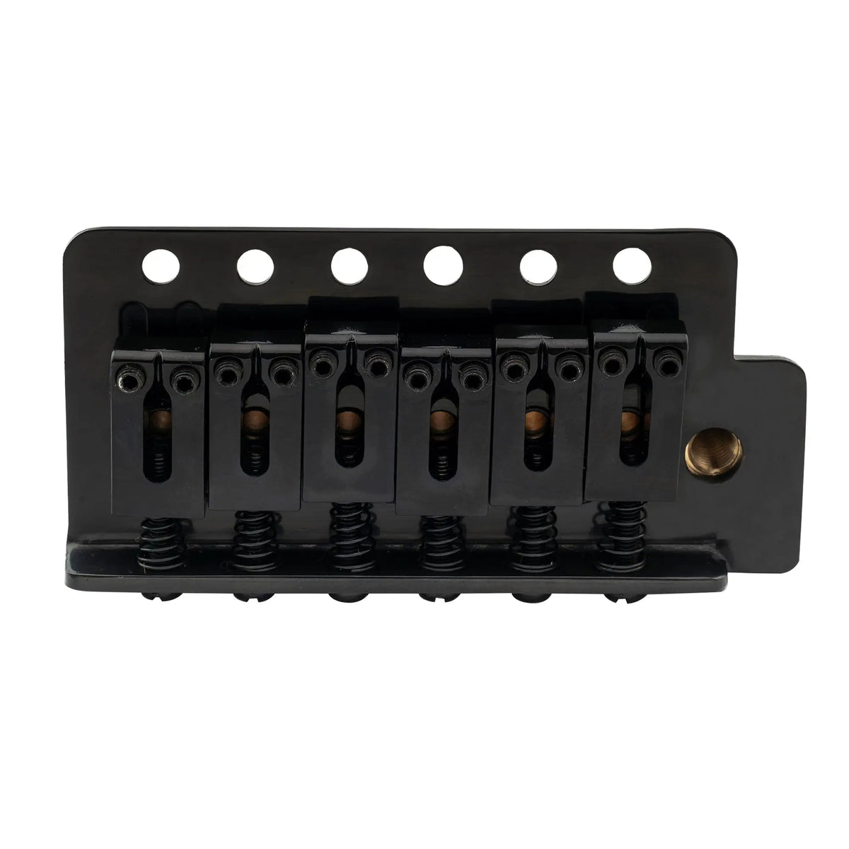 Musiclily Pro BV015 52.5mm 6-Screw Modern Style Saddles Guitar Tremolo Bridge with 36mm Solid Brass Block for Squier Strat Style Electric Guitar