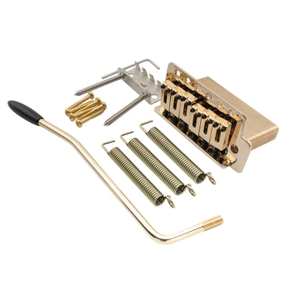 Musiclily Pro BV015 52.5mm 6-Screw Modern Style Saddles Guitar Tremolo Bridge with 36mm Solid Brass Block for Squier Strat Style Electric Guitar