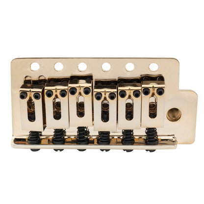 Musiclily Pro BV016 52.5mm 6-Screw Modern Style Saddles Guitar Tremolo Bridge with 40mm Solid Brass Block for Squier Strat Style Electric Guitar