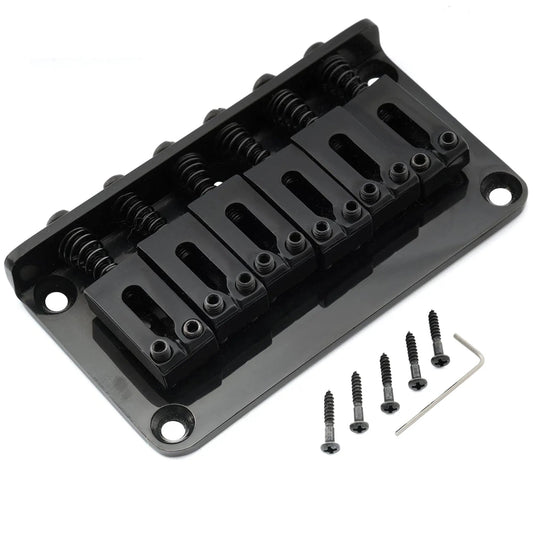 Musiclily Pro BF004 52.5mm(2-1/16 inch) Modern Hardtail Fixed Bridge for Strat Tele Style Electric Guitar