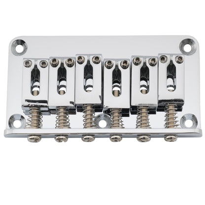 Musiclily Pro BF004 52.5mm(2-1/16 inch) Modern Hardtail Fixed Bridge for Strat Tele Style Electric Guitar
