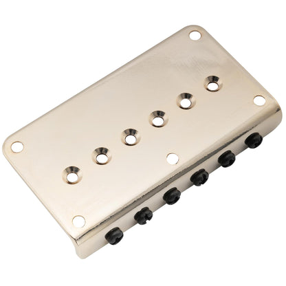 Musiclily Pro BF004 52.5mm(2-1/16 inch) Modern Hardtail Fixed Bridge for Strat Tele Style Electric Guitar