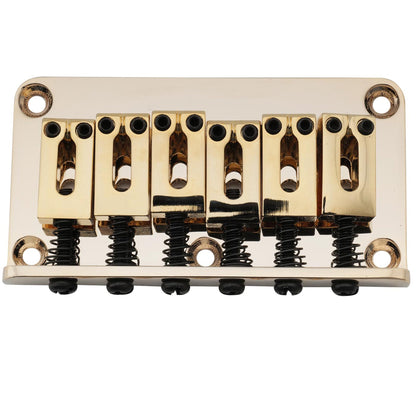 Musiclily Pro BF004 52.5mm(2-1/16 inch) Modern Hardtail Fixed Bridge for Strat Tele Style Electric Guitar