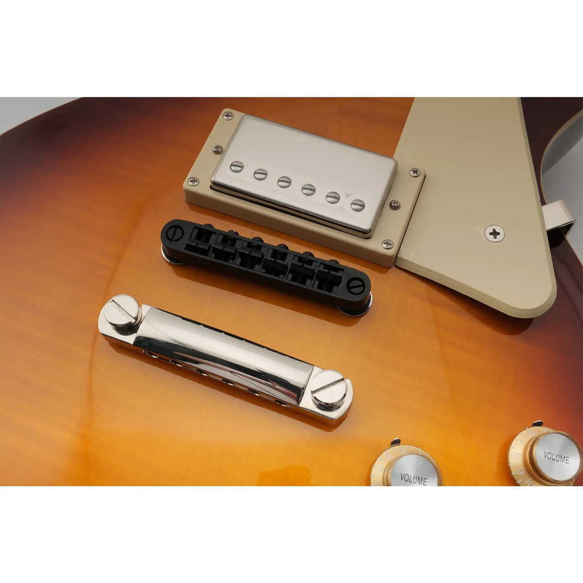 Musiclily Pro BM002 52mm String Spacing Tune-o-matic Bridge Wide Body LP Bridge for Epiphone LP SG Style Electric Guitar