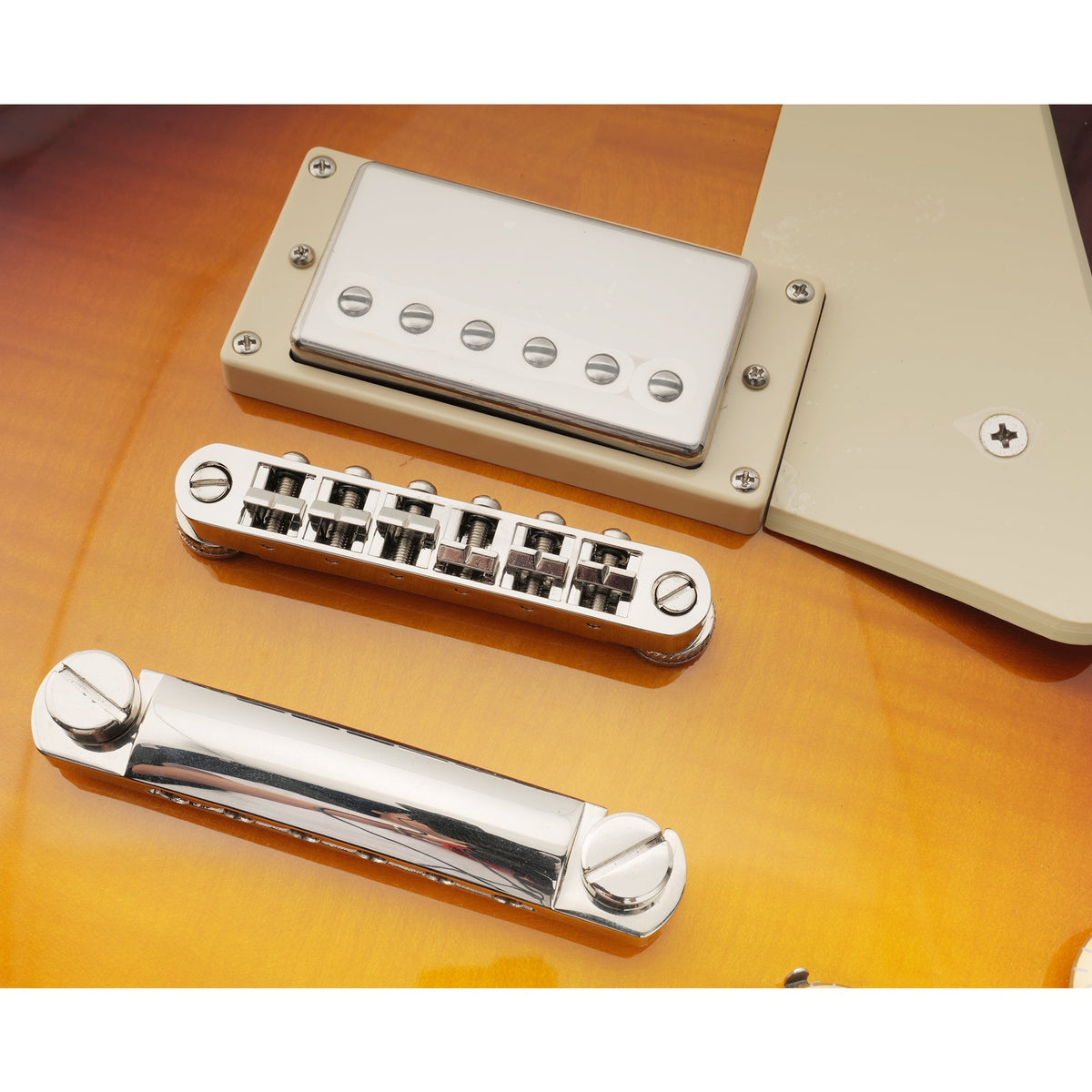 Musiclily Pro BM002 52mm String Spacing Tune-o-matic Bridge Wide Body LP Bridge for Epiphone LP SG Style Electric Guitar