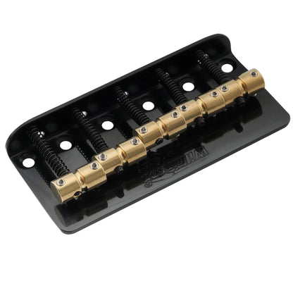Wilkinson WBBC5 18mm Brass Saddles Steel Plate 5-String Bass Bridge