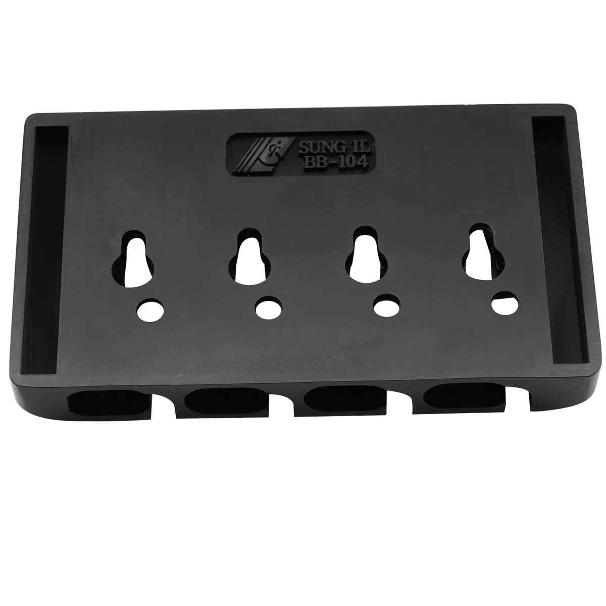 Musiclily Pro BB004 19mm String Spacing Pre-Radiused Hard Zinc 4-String Bass Bridge