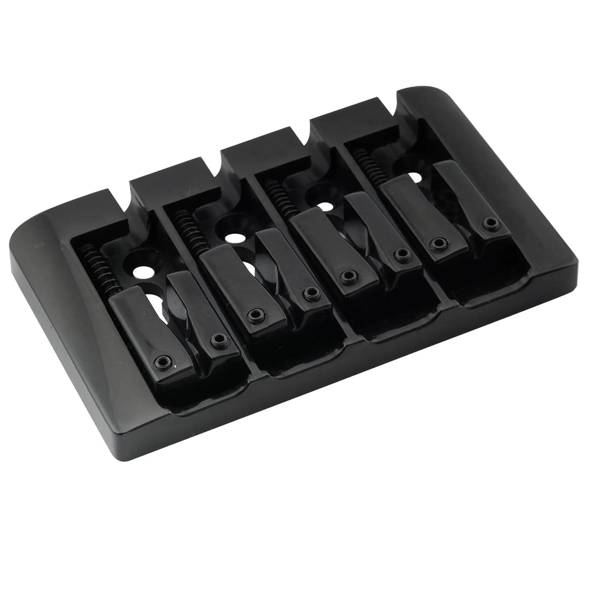 Musiclily Pro BB004 19mm String Spacing Pre-Radiused Hard Zinc 4-String Bass Bridge