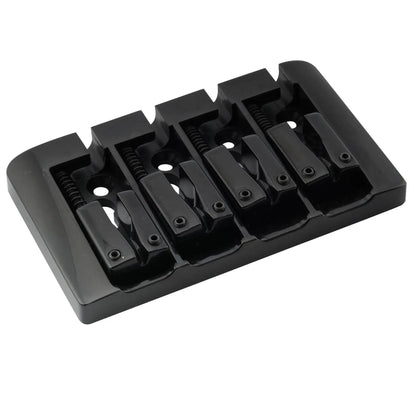 Musiclily Pro BB004 19mm String Spacing Pre-Radiused Hard Zinc 4-String Bass Bridge