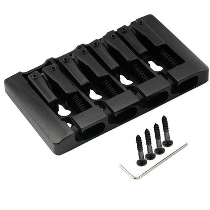 Musiclily Pro BB004 19mm String Spacing Pre-Radiused Hard Zinc 4-String Bass Bridge