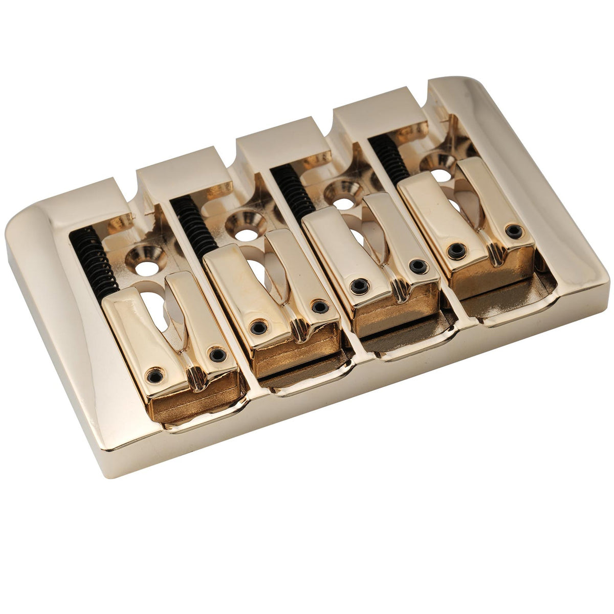 Musiclily Pro BB004 19mm String Spacing Pre-Radiused Hard Zinc 4-String Bass Bridge