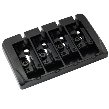 Musiclily Pro BB005 19mm String Spacing Locking Saddles Hard Zinc 4-String Bass Bridge