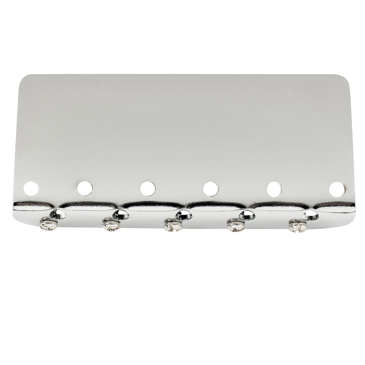Musiclily Pro BB008 18mm String Spacing Classic Standard Top-loading 5-String Bass Bridge with Brass Saddle Steel Plate