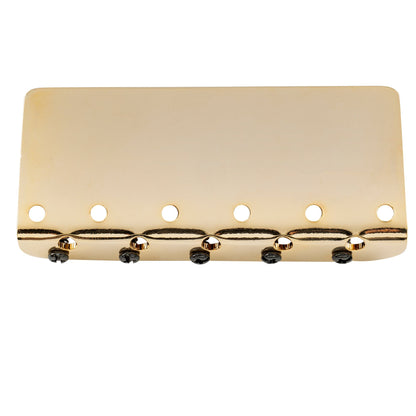 Musiclily Pro BB008 18mm String Spacing Classic Standard Top-loading 5-String Bass Bridge with Brass Saddle Steel Plate