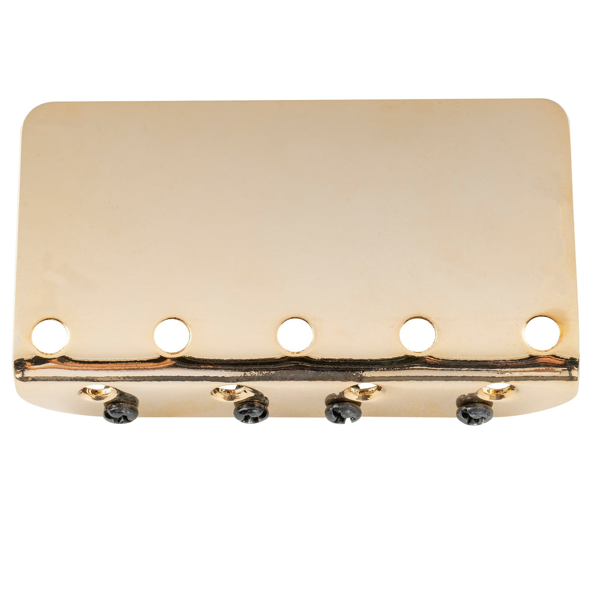Musiclily Pro BB009 19mm String Spacing Classic Standard Top-loading 4-String Bass Bridge with Brass Saddle Steel Plate