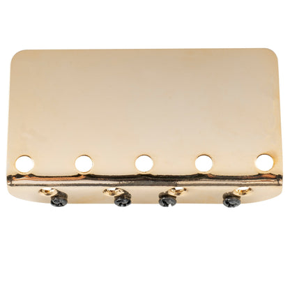 Musiclily Pro BB009 19mm String Spacing Classic Standard Top-loading 4-String Bass Bridge with Brass Saddle Steel Plate