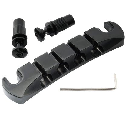 Musiclily Pro BB011 18mm String Spacing Zinc Alloy 4-String Bass Tailpiece