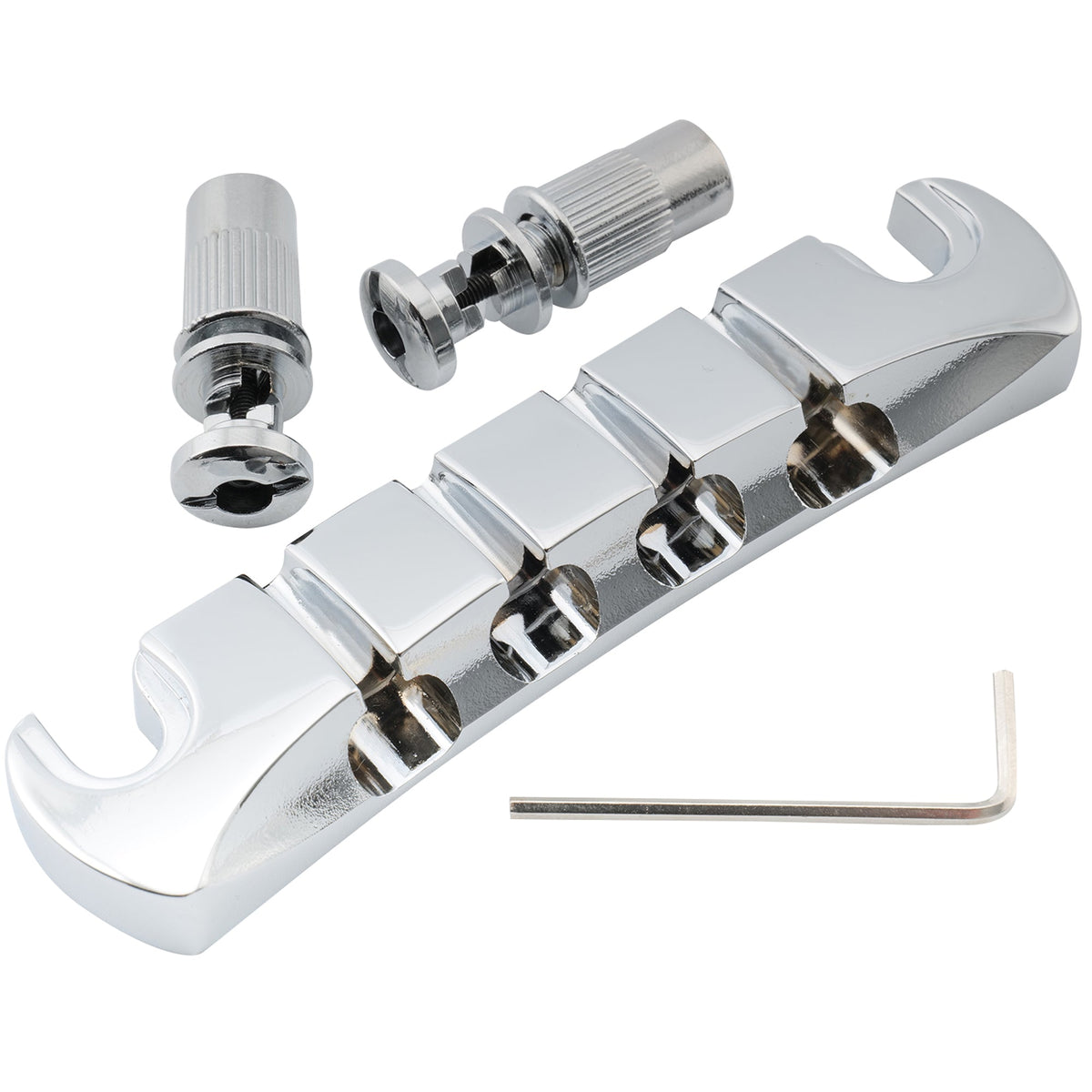 Musiclily Pro BB011 18mm String Spacing Zinc Alloy 4-String Bass Tailpiece