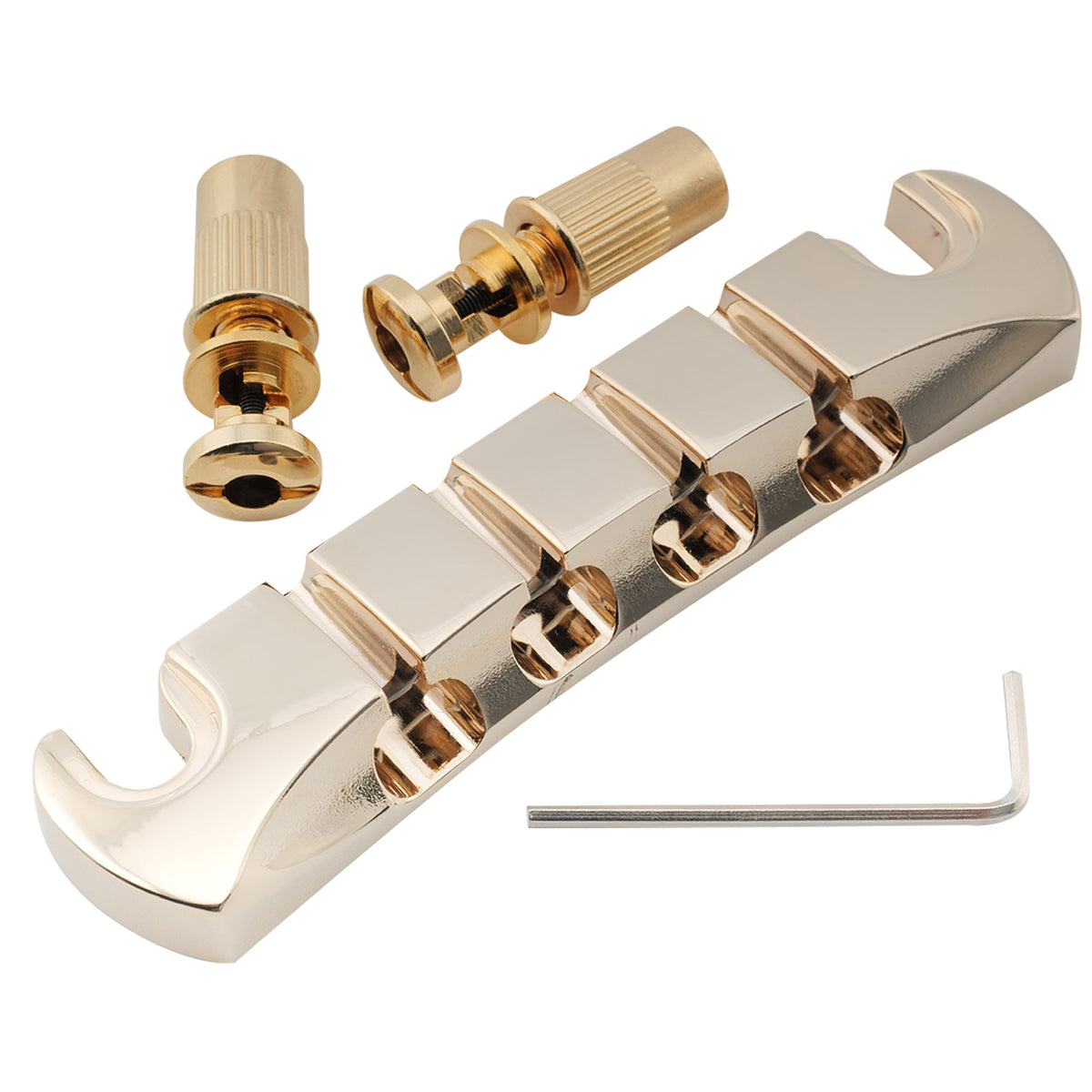 Musiclily Pro BB011 18mm String Spacing Zinc Alloy 4-String Bass Tailpiece