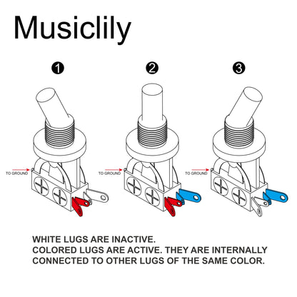 Musiclily Pro 3-Way Pickup Selector Toggle Switch for LP Style Electric Guitar