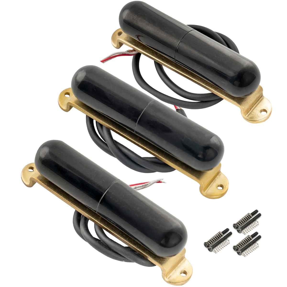 Artec LSA70 Alnico 5 Lipstick Style Single Coil Neck Middle Bridge Pickups Set for Strat Style Electric Guitar