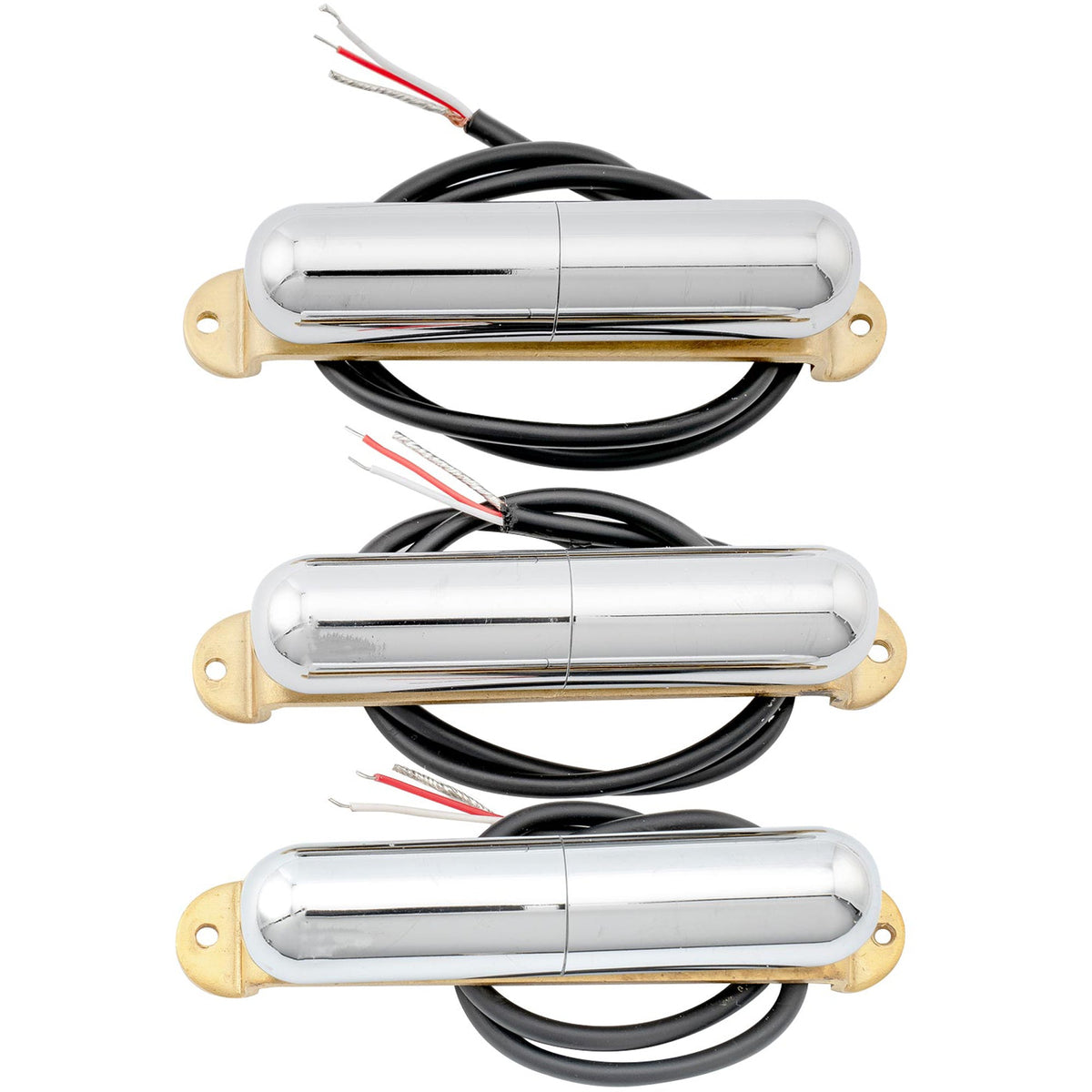 Artec LSA70 Alnico 5 Lipstick Style Single Coil Neck Middle Bridge Pickups Set for Strat Style Electric Guitar