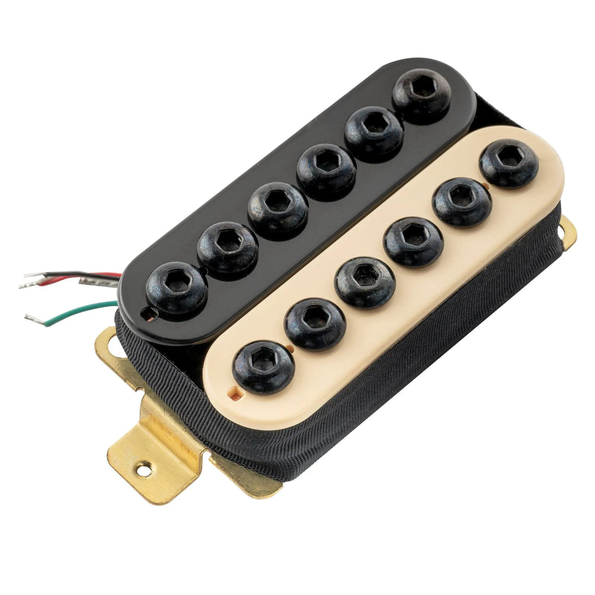 Artec HIVB Invader Style Uncovered Adjustable Hexagonal Poles Ceramic Humbucker Electric Guitar Neck Pickup 8.4K