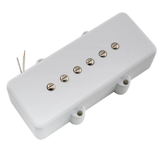 Artec Alnico 5 Single Coil Neck Pickup 8K for Jazzmaster Style Electric Guitar, White