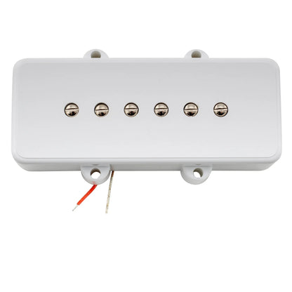 Artec Alnico 5 Single Coil Bridge Pickup 9K for Jazzmaster Style Electric Guitar, White