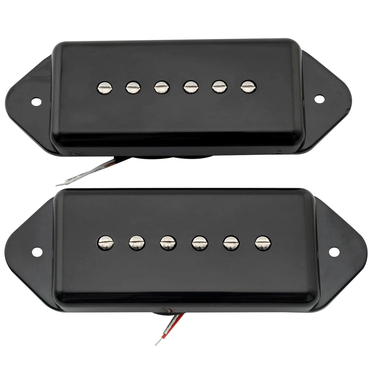 Artec ASA91 Alnico 5 Dog Ear P90 Single Coil Pickup Electric Guitar Neck Bridge Pickups Set 7.5K