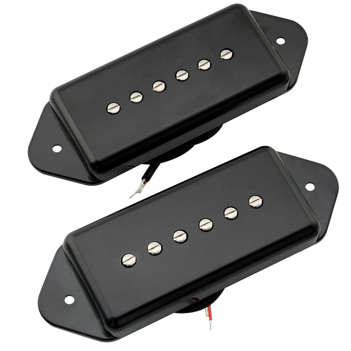 Artec ASA91 Alnico 5 Dog Ear P90 Single Coil Pickup Electric Guitar Neck Bridge Pickups Set 7.5K