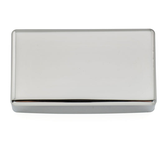 Musiclily Pro No-Hole Sealed Nickel Silver Alloy Humbucker Pickup Cover for Electric Guitar
