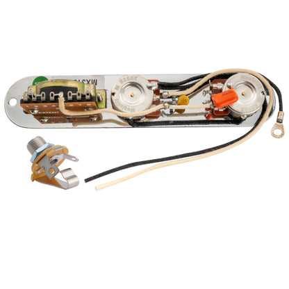 Musiclily Pro Electric Guitar Pre-wired Wiring Harness Upgrade for Import Style TL with 3-Way Switch and 1A1B Pots
