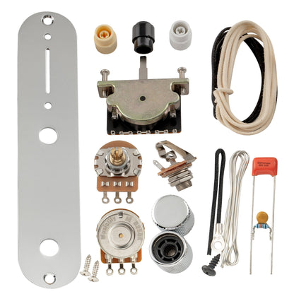 Musiclily Pro Electric Guitar Pre-wired Wiring Harness Upgrade for Import Style TL with 3-Way Switch and 1A1B Pots