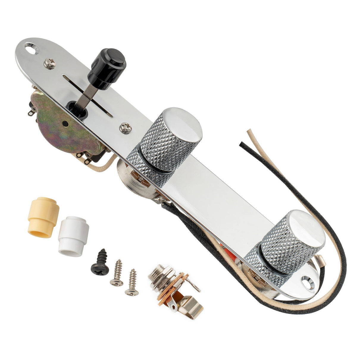 Musiclily Pro Electric Guitar Pre-wired Wiring Harness Upgrade for Import Style TL with 3-Way Switch and 1A1B Pots