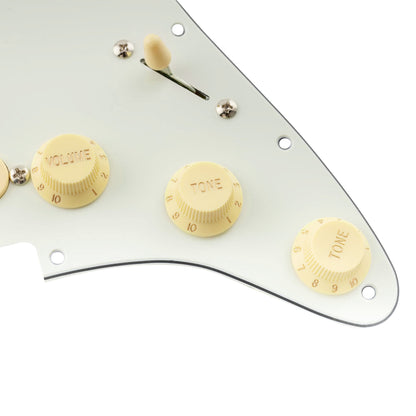 Musiclily Pro Pre-wired Standard SSS Pickguard with Artec Pickups Staggered Alnico 5 Magnet Single Coil Pickups for ST Style Electric Guitar