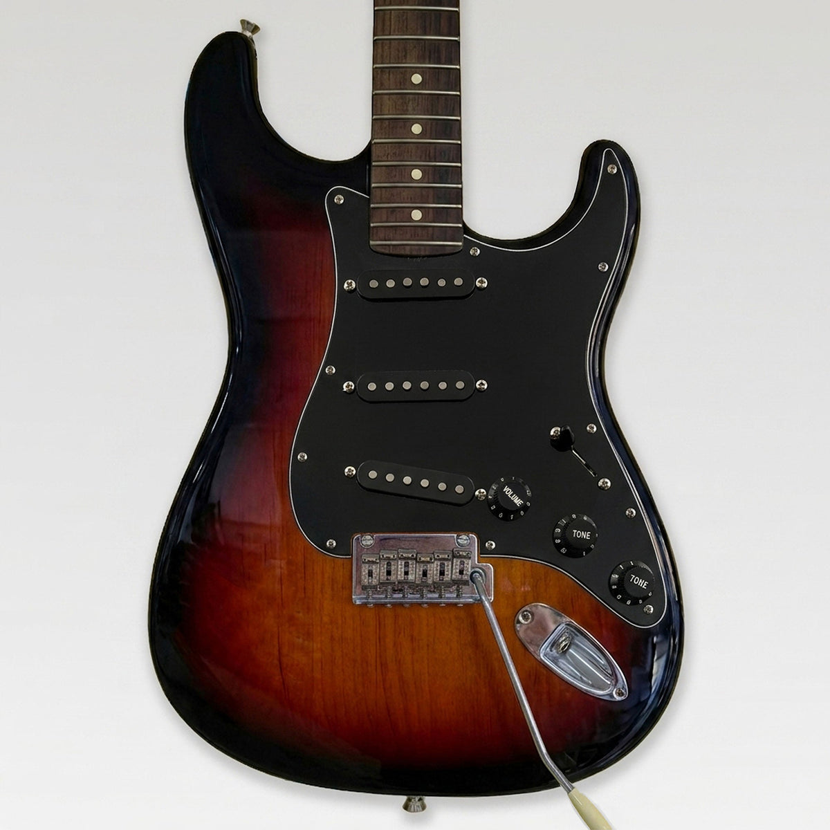 Musiclily Pro Pre-wired Standard SSS Pickguard with Artec Pickups Staggered Alnico 5 Magnet Single Coil Pickups for ST Style Electric Guitar