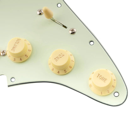 Musiclily Pro Pre-wired Standard SSS Pickguard with Artec Pickups Staggered Alnico 5 Magnet Single Coil Pickups for ST Style Electric Guitar