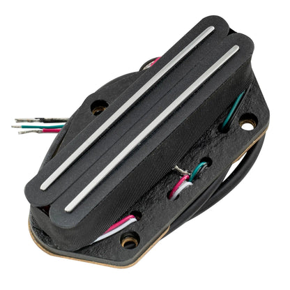 Musiclily Pro TL-DPMA Alnico 5 Rail Blade Single Coil Sized Humbucker Bridge Pickup Medium Output 9.5K for Tele Style Electric Guitar