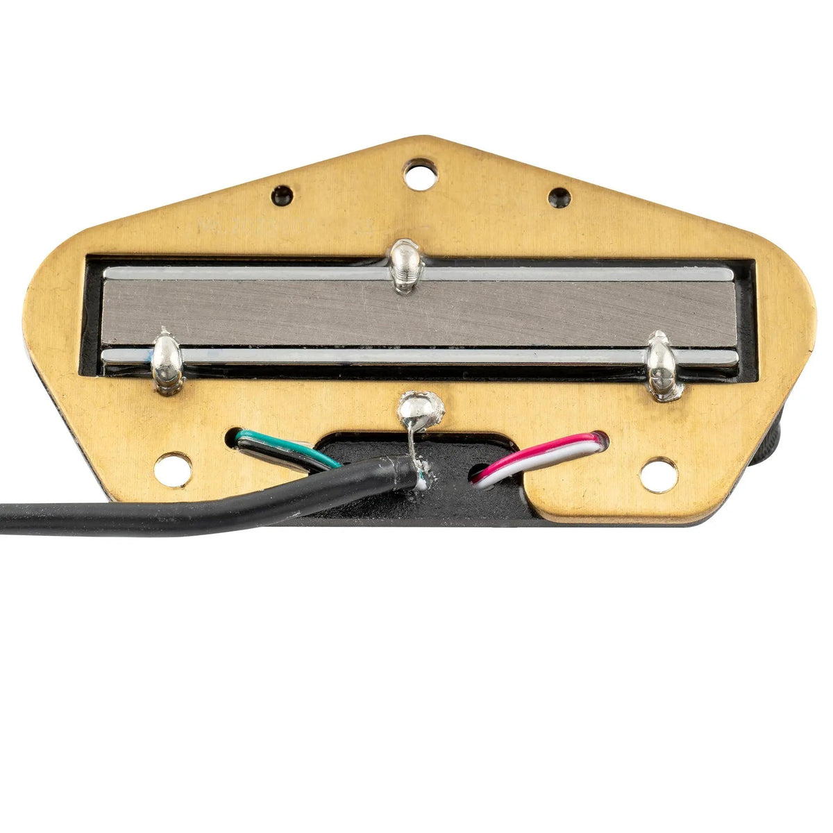 Musiclily Pro TL-DPMA Alnico 5 Rail Blade Single Coil Sized Humbucker Bridge Pickup Medium Output 9.5K for Tele Style Electric Guitar