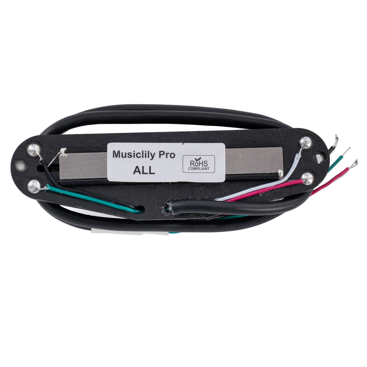 Musiclily Pro ST-DPLA Alnico 5 Rail Blade Single Coil Sized Humbucker Pickup 6.2K for Strat Style Electric Guitar