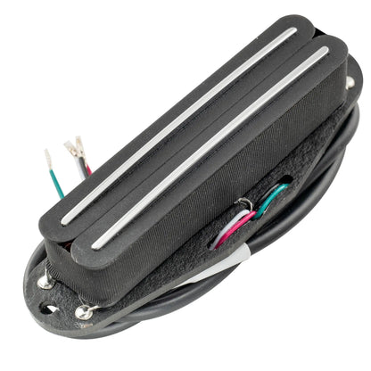 Musiclily Pro ST-DPLA Alnico 5 Rail Blade Single Coil Sized Humbucker Pickup 6.2K for Strat Style Electric Guitar