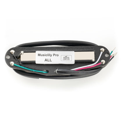 Musiclily Pro ST-DPLA Alnico 5 Rail Blade Single Coil Sized Humbucker Pickup 6.2K for Strat Style Electric Guitar