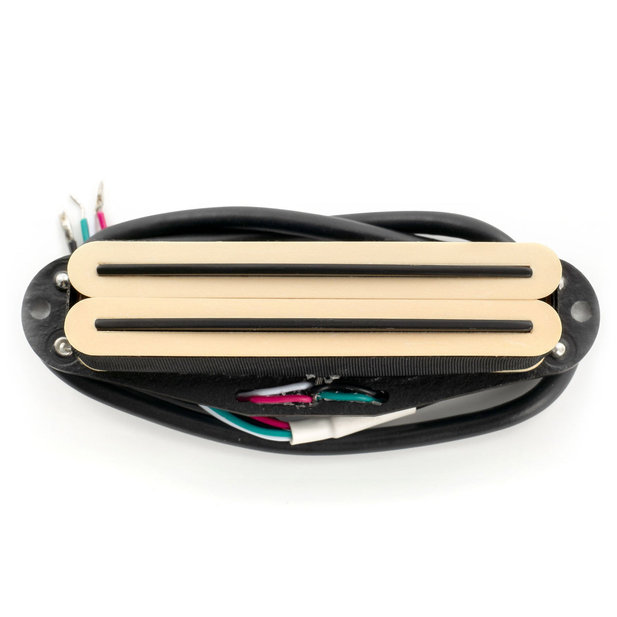 Musiclily Pro ST-DPLA Alnico 5 Rail Blade Single Coil Sized Humbucker Pickup 6.2K for Strat Style Electric Guitar