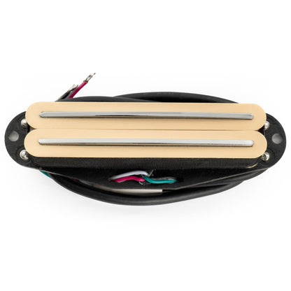Musiclily Pro ST-DPLA Alnico 5 Rail Blade Single Coil Sized Humbucker Pickup 6.2K for Strat Style Electric Guitar